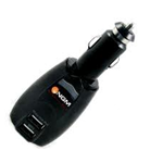 NGM CAR & TRAVEL 2USB CARICABATTERIA AUTO E RETE 2USB BLACK