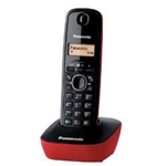 PANASONIC KX-TG1611JTR CORDLESS DECT ROSSO NERO