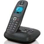 GIGASET A540 A CORDLESS DECT GAP CON SEGRETERIA TELEFONICA DISPLAY CON COLORI PERSONALIZZABILI COLORE PRODOTTO BLACK