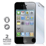 CELLY PROTEGGI SCHERMO PER IPHONE 4S CONFEZIONE 2 PELLICOLE + PANNO PULIZIA SCHERMO