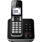PANASONIC KX-TGD320JTB CORDLESS DECT CON SEGRETERIA COLORE NERO