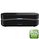 PANASONIC KX-TGK320JTB DESIGN CORDLESS DECT CON SEGRETERIA COLORE NERO