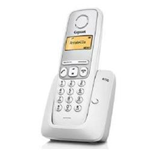 GIGASET AS160 CORDLESS DECT GAP RUBRICA 80 CONTATTI VIVAVOCE CON TASTO LUMINOSO COLORE BIANCO