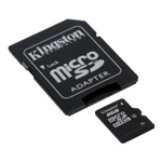KINGSTON MICRO SD 8GB CLASSE 4 CON ADATTATORE SD