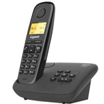 GIGASET A270 CORDLESS DECT CON SEGRETERIA RUBRICA COLORE NERO