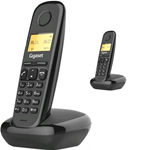 GIGASET A170 DUO CORDLESS DECT + AGGIUNTIVO COLORE NERO
