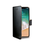 CELLY WALLY iPHONE X CUSTODIA A PORTAFOGLIO COLORE NERO