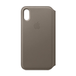 APPLE iPHONE X CUSTODIA ORIGINALE IN PELLE COLORE GRIGIO