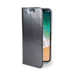 CELLY AIR CASE iPHONE X CUSTODIA AD AGENDA COLORE NERO
