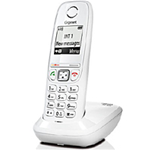 GIGASET AS 405 CORDLESS VIVAVOCE-SVEGLIA-DISPLAY ALFANUMERICO PORTATA MAX. INT. 50 MT WHITE