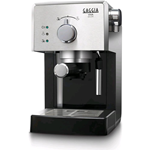 GAGGIA VIVA DELUXE MACCHINA CAFFE' ESPRESSO MANUALE COLORE ARGENTO NERO