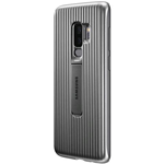 SAMSUNG GALAXY S9+ PROTECTIVE STANDING COVER ORIGINALE COLORE SILVER