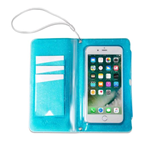 CELLY SPLASHWALLET CUSTODIA IMPERMEABILE PER SMARTPHONE 6.2" COLORE AZZURRO