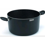 AGNELLI CASSERUOLA ECO ALTA ANTIADERENTE 20 cm BLACK DOT