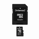 INTENSO 3413480 SCHEDA MICRO SD HC 32GB CLASSE 10 CON ADATTATORE SD